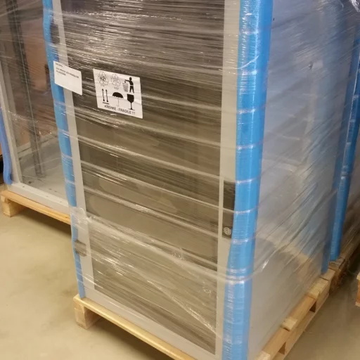 Gulvskap 19" 22U 60x60x108 Glassdør RMA