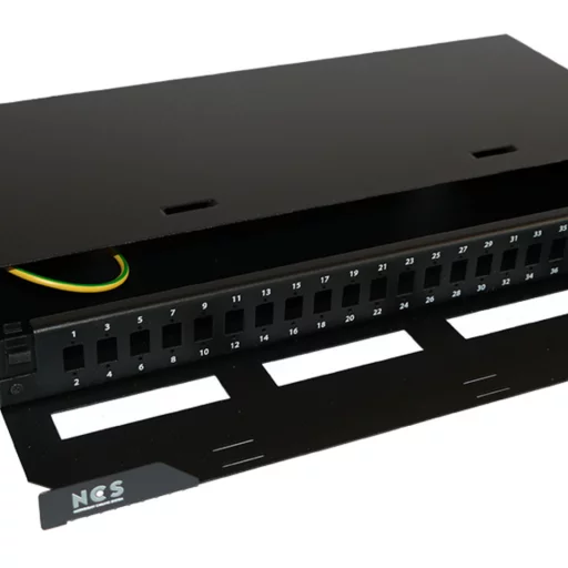 Fiberskuff 24xLC-D (SC) Sort 1U