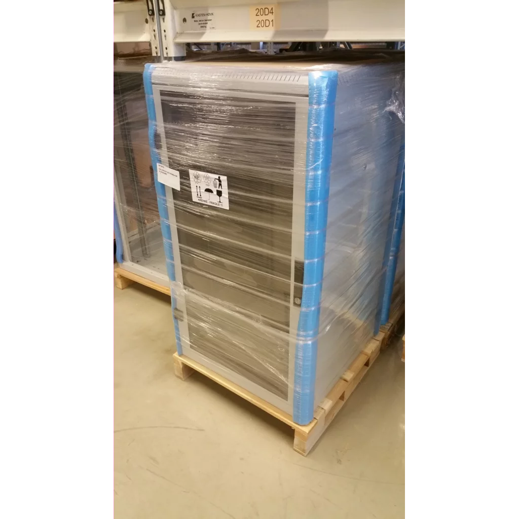 Gulvskap 19" 22U 60x60x108 Glassdør RMA